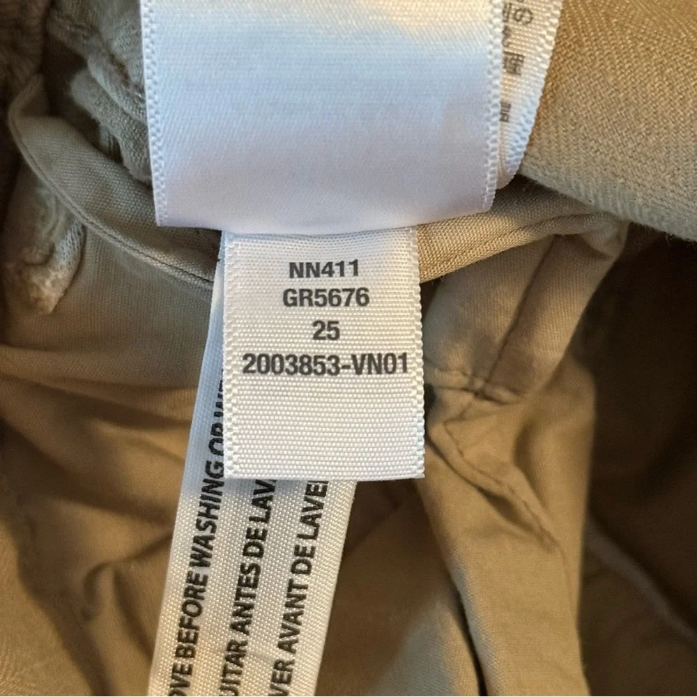 Madewell 90s Straight Cargo Pant Womens Size 25 Sand Dune Tan Cotton Herringbone - Picture 9 of 13